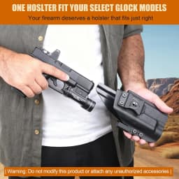 Only IWB Kydex Holster,For G17/19 Gen3-6 &G19X / 44/45 &G34 Gen4-5,TLR-1 HL/TLR-1 HL-X/TLR-1 HP-X/TLR-1/TLR-1s Light,Right Hand