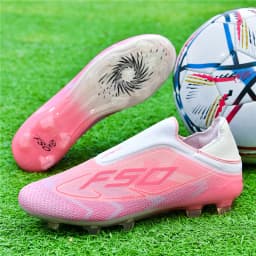New Men Football Boots Breathable High-quality Sports Shoes Ultralight Soccer Shoes High Ankle Futsal Non-Slip Outdoor Match