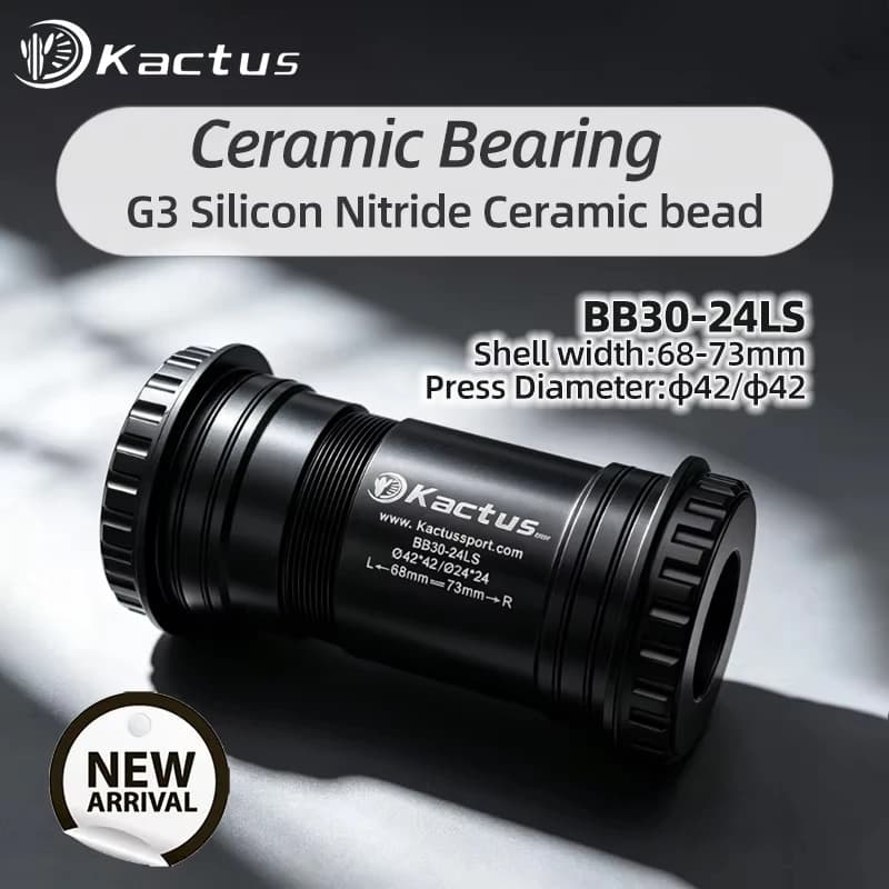 KACTUS BB30 Bottom Bracket LS Ceramic Bearing 68 73MM Bicycle Center Shaft 42 Pressfit Road/MTB Bike Parts for Gxp 24mm Crankset