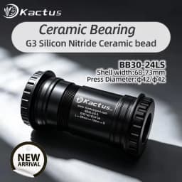 KACTUS BB30 Bottom Bracket LS Ceramic Bearing 68 73MM Bicycle Center Shaft 42 Pressfit Road/MTB Bike Parts for Gxp 24mm Crankset