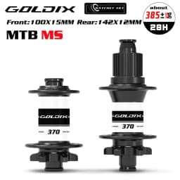 GOLDIX M370 28H Bicycle Ratchet 36T Boost Hub J-Bend 6-Bolt Disc Brake Compatible with HG XD MS Adapters - Bicycle Accessories