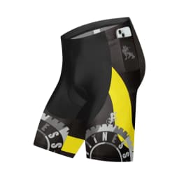 pockets Shorts Men Outdoor Wear Bike 9D Padded Riding Bib Tights Bicycle Sports Cycling Shorts Quick-Dry