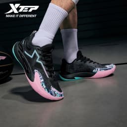 Xtep Light Attack 5 Guard Basketball Sneakers Cushioning Grip Durability Professional Performance Sports Shoes 874119120005