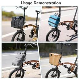 Metal Front Rack for Brompton Bike Bag Front Lightweight Shelf Luggage Rack Bicycle Accessories
