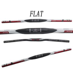 Mtb Carbon Handlebar Bicycle FCFB red Carbon Handlebar 31.8*580-720/740/780mm glossy Black Handlebars Mountain Bike Accessories