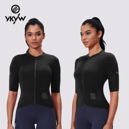 YKYWBIKE 2026 Women Pro Cycling Jersey Short Sleeve Road Bike Shirt Female Bicycle Jersey Breathable Reflective Cycling Clothes