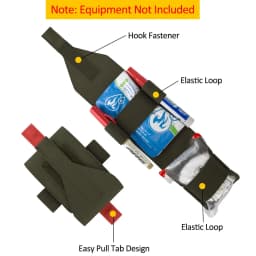 KRYDEX Tactical IFAK Micro Trauma Pouch MOLLE MED Medical First Aid Kit Insert Bag With Tourniquet Holder Survival Outdoor Gear