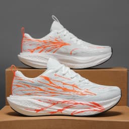 Men's Marathon Running Shoes Carbon Board Air Cushion Breathable And Lightweight Women's Comfortable Sports Non-Slip Sports Shoe