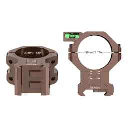 WestHunter 20mm Picatinny Scope Rings 120 MOA and Elevation Adjustment Hunting Scope Mount with Bubble Level Fits 34mm 30mm Tube