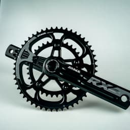 ZRACE RX Road Crankset Features High-Strength Hollow Aluminum Alloy Crank. Compatible with 2x10/2x11/2x12-Speed Drivetrains. Ava