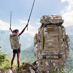 80L Hiking Backpack Mountaineering Bag Climb Bag Tactical Backpacks Waterproof Mountain Climbing Rucksack Travel Accessories