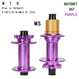 MTB Bike Hub 28H 36T Alloy Boost 110/148mm 6 Colors Lightweight 140g Front Hub XD HG MS Freewheel Front Rear Hub Cycling Parts