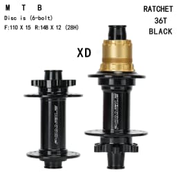 MTB Bike Hub 28H 36T Alloy Boost 110/148mm 6 Colors Lightweight 140g Front Hub XD HG MS Freewheel Front Rear Hub Cycling Parts