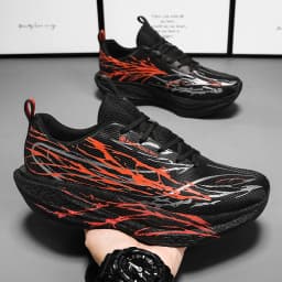 Wide Toe Box Running Sneakers Thick Cushioned Sole Lightweight Anti Slip for Men Women Gym Fitness Jogging Shoes