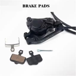 NUTT 2 Piston E-Bike Disc Brake Set Power Off Bicycle Hydraulic Disc Brake For E-Bike Scooter Mtb Folding Bike