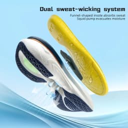 ONEMIX New Shock-Absorbing and Wear-Resistant Man Running Shoes Fashionable Fitness Women Sports Shoes Lightweight Road Shoes