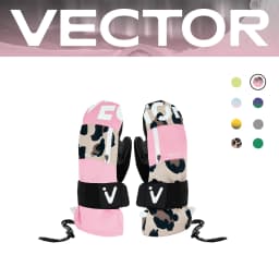 Vector Women Men Outdoor Double Board Snowboard Kevlar Waterproof Wear-resistant Semi Detachable Gloves 3M Cotton