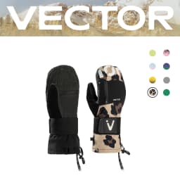 Vector Women Men Outdoor Double Board Snowboard Kevlar Waterproof Wear-resistant Semi Detachable Gloves 3M Cotton