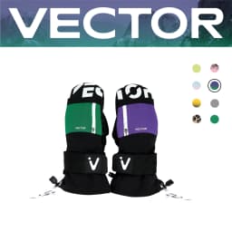 Vector Women Men Outdoor Double Board Snowboard Kevlar Waterproof Wear-resistant Semi Detachable Gloves 3M Cotton