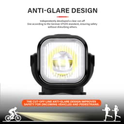 TOWILD CL500 Bicycle Lights Intelligent Mini Bike Light 500 Lumens Cycling Front Lamp Ipx6 Compact Headlights Bicycle Flashlight