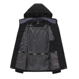 Men's Spring and Autumn Outdoor Water-Repellent Jacket, Windproof and Wear-Resistant, with Detachable Hood, Suitable for Outdoor Camping, Fishing, Mountaineering, and Hiking Activities