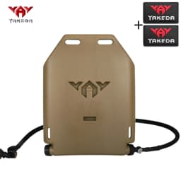 YAKEDA Hunting Vest Insert Plate Water Bag Comes with Drinking Hose+Bite Valve Connector Hard Shell Comes with Badge