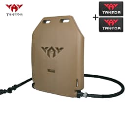 YAKEDA Hunting Vest Insert Plate Water Bag Comes with Drinking Hose+Bite Valve Connector Hard Shell Comes with Badge