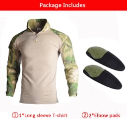 Men's Outdoor Tactical Shirts Hiking Military T-Shirts Army CP Camo Hunting Clothes Climbing Shirt Camping Tops Wear-resisting
