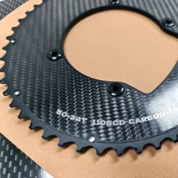 RACEDUEL 110BCD Carbon Crankset 11/12 Speed Double Chainring for Shimano R7000 R8000 R9100 R9200 50-34T/52-36T/53-39T/54-40T