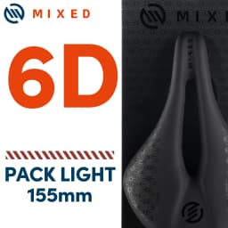 MIXED Full Carbon Fiber Saddle Pack 5D 6D 7D Ultra Light Weight Cushion 143mm 155mm for MTB Mountain Bicycle Road Bike Parts