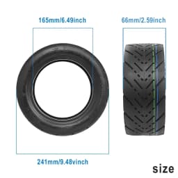 11 Inch Vacuum Tire 90/65-6.5 Self-healing Tyre Tubeless Tire with Glue for Kaabo Wolf Warrior 11 King GT Electric Scooter Wheel