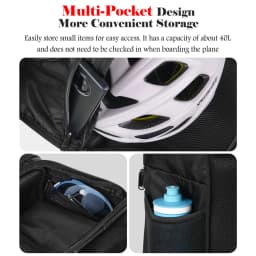 NOOYAH Bike Bag Triathlon Bicycle Event Backpack Large Capacity Wet and Dry Separation Bike Accessories Cycling Helmet Equipment