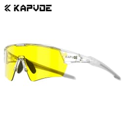 Kapvoe HD Photochromic Cycling Glasses Lighteight UV400 Sunglasses for Men Women Bike MTB Outdoor Eyewear Riding Driving Running