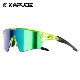 Kapvoe HD Photochromic Cycling Glasses Lighteight UV400 Sunglasses for Men Women Bike MTB Outdoor Eyewear Riding Driving Running