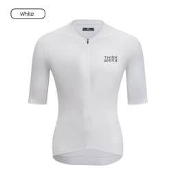 ThinkRider Men Cycling Jersey Short Sleeve Reflective Summer Shirt Downhill Jersey Pro Team Mountain Bicycle Clothing