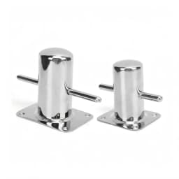 316 Stainless Steel Single Mooring Bitt Heavy Duty Cross Bollard Cleat Marine Hardware Accessories