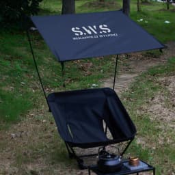 Lounge Chair Sunshade UV Protection Outdoor Moon Chair Awning Waterproof Camping Folding Canopy for Camping Fishing
