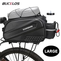 Large Bicycle Saddle Bag Big Capacity Bicycle Carrier Bag Bike Tail Rear Bags Waterproof Cycling Trunk Luggage Shoulder Handbag