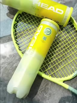 4pcs/lot HEAD Professional TEAM Pressure Tennis Ball Tennis Ball Match Training Ball Single Practice High Elasticity Resistant