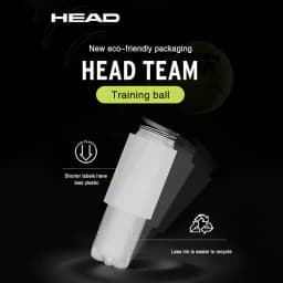 4pcs/lot HEAD Professional TEAM Pressure Tennis Ball Tennis Ball Match Training Ball Single Practice High Elasticity Resistant