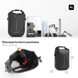 Rhinowalk Bike Front Fork Bag Bicycle Quick Release 4L-6L Pack For MTB Road Bicycle Scooter Cycling Shoulder Bag Storage Bag