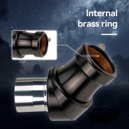 SVBONY SV222 1.25-inch 45/90 Degree Correct Image Prism Diagonal Fully Multi-Coated Metal for Refractor Telescope