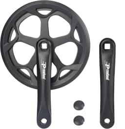 ZUKKA Prowheel Bike Crankset 48T/52T - 170mm Universal Square Crankset Set Double Chain Cover 170MM Crank Aluminium Alloy Arm