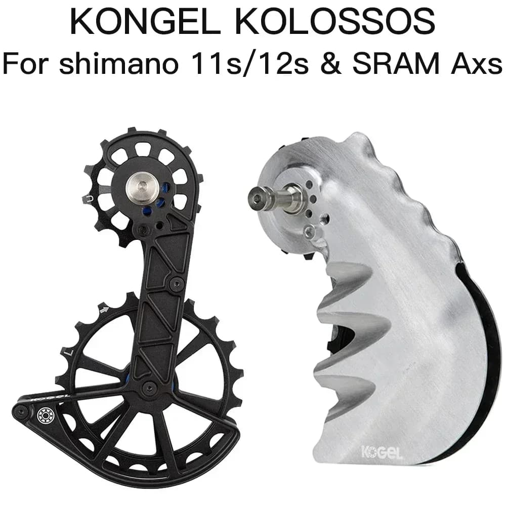 Kolossos Derailleur Pulley Wheel Oversized Bearing 82g for 105 ULTEGRA R9100 R8000 11s & Sram Red Force ETap AXS 12 Speed