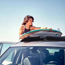 Universal Padded Soft Car Roof Rack Cross Bars Space Saving Protection Luggage Rack For Cars Top Luggage Carrier Rails Load 75kg