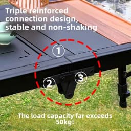 Outdoor Camping IGT Table IGT 4 Unit Table Portable Aluminum Alloy Ultralight Folding Camping Desk BBQ Picnic IGT Table New