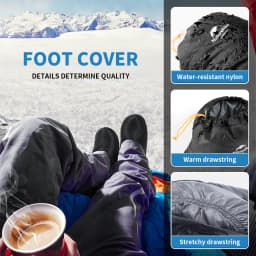 Naturehike Winter Warm Down Shoes Cover Outdoor -15℃~0℃ Waterproof Windproof Goose Duck Down Thermal Feet Cover Unisex Down Boot