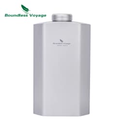Boundless Voyage Titanium Sports Water Bottle Big Capacity Ultralight Leakproof Drinkware for Outdoor Camping Hiking 2500ML