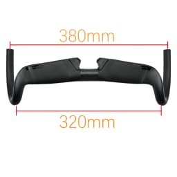 BALUGOE Gravel Bike Handle Carbon Handlebar UCI Road Bicycle Handlebar 13 Degree Outward Expansion 340/360/380/400/420/440mm
