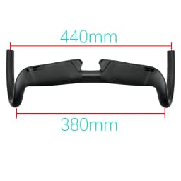 BALUGOE Gravel Bike Handle Carbon Handlebar UCI Road Bicycle Handlebar 13 Degree Outward Expansion 340/360/380/400/420/440mm